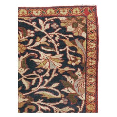 Early 20th Century Handmade Persian Sampler Mahal Throw Rug