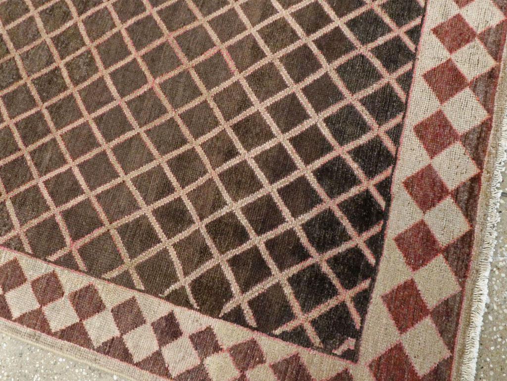 Tapis persan Malayer d'accentuation fait à la main du début du XXe siècle en vente 1