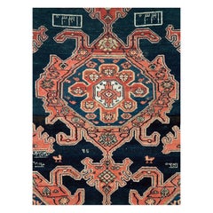 Tappeto d'accento persiano Malayer realizzato a mano all'inizio del XX secolo