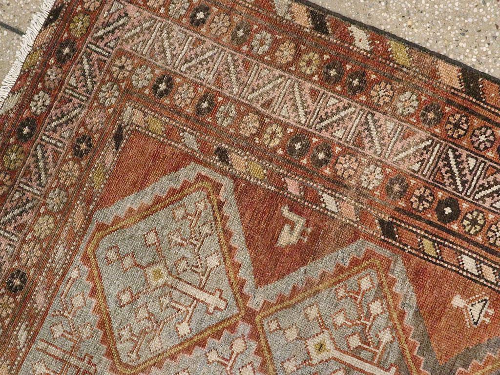 Early 20th Century Handmade Persian Malayer Accent Rug 2