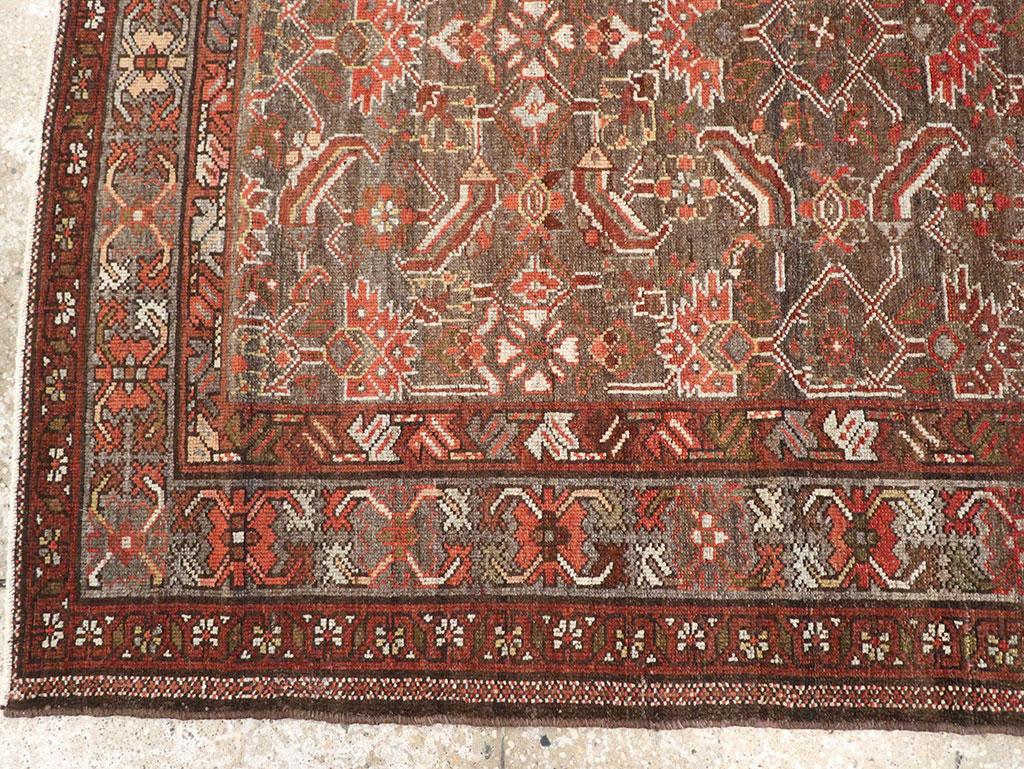 Noué à la main Tapis d'appoint persan Malayer du début du 20e siècle fait à la main en vente