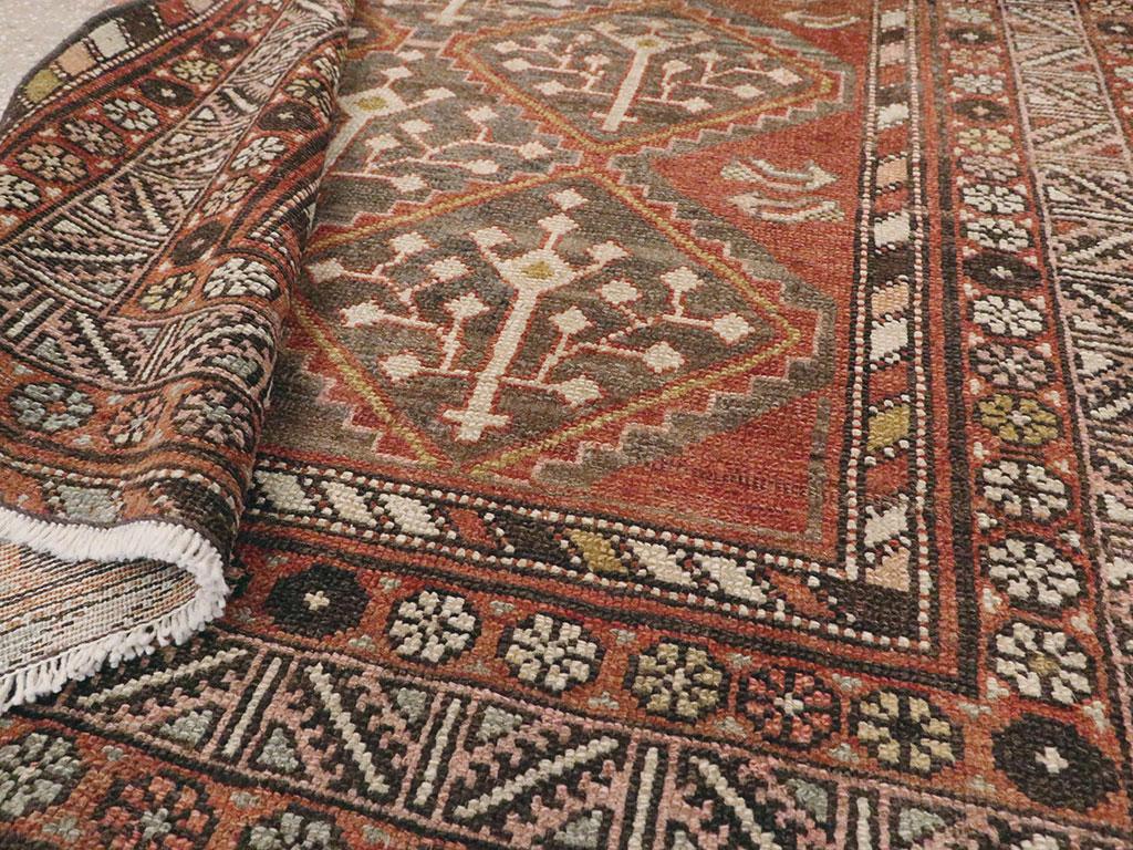 Early 20th Century Handmade Persian Malayer Accent Rug 3