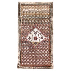 Tapis persan Malayer d'accentuation fait à la main du début du XXe siècle