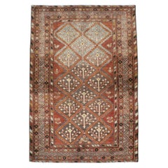Early 20th Century Handmade Persian Malayer Accent Rug