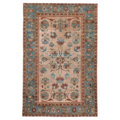 Tapis persan Malayer d'accentuation fait à la main du début du XXe siècle