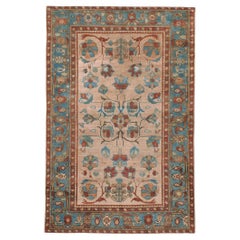 Early 20th Century Handmade Persian Malayer Accent Rug