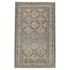 Early 20th Century Handmade Persian Malayer Accent Rug