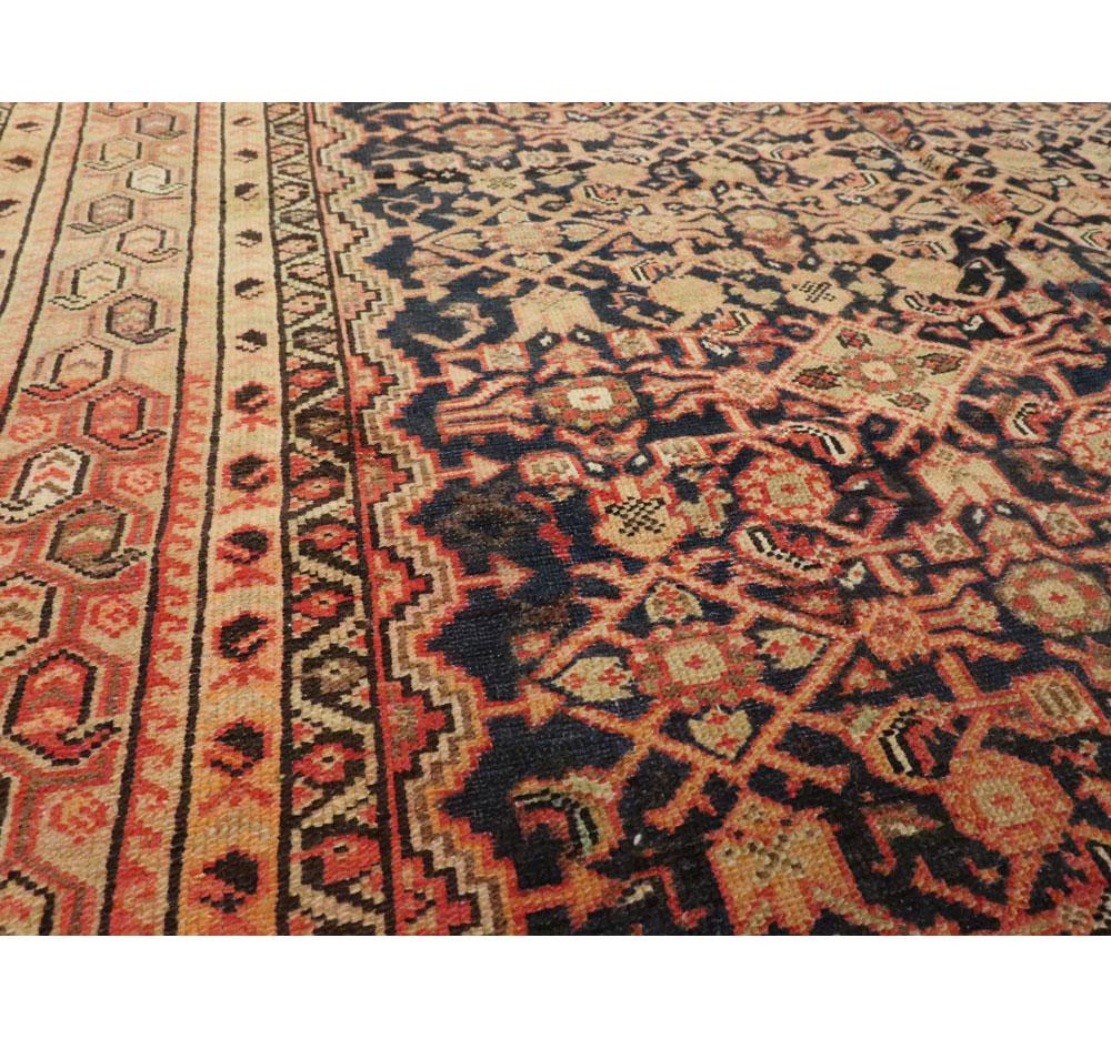 Tapis d'accent persan Malayer Gallery du début du 20e siècle fait à la main Bon état - En vente à New York, NY