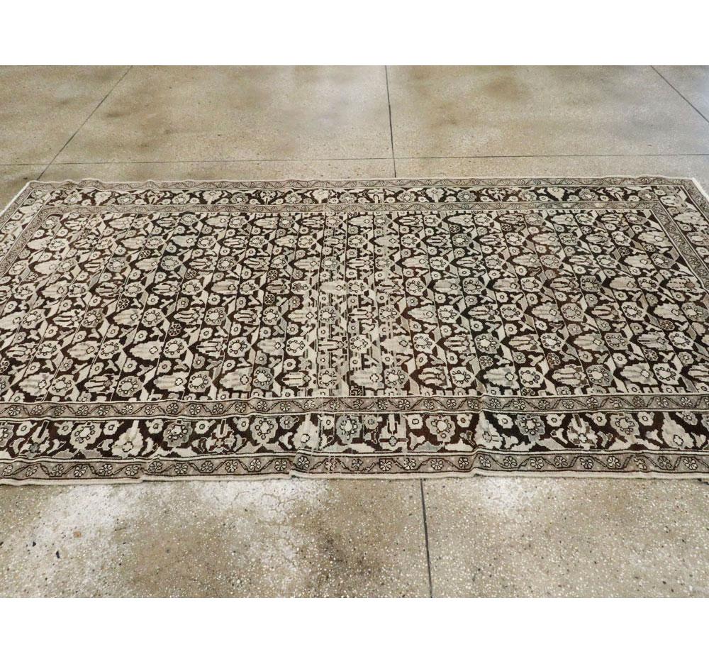 20ième siècle Tapis persan Malayer Gallery du début du 20e siècle fait à la main en vente