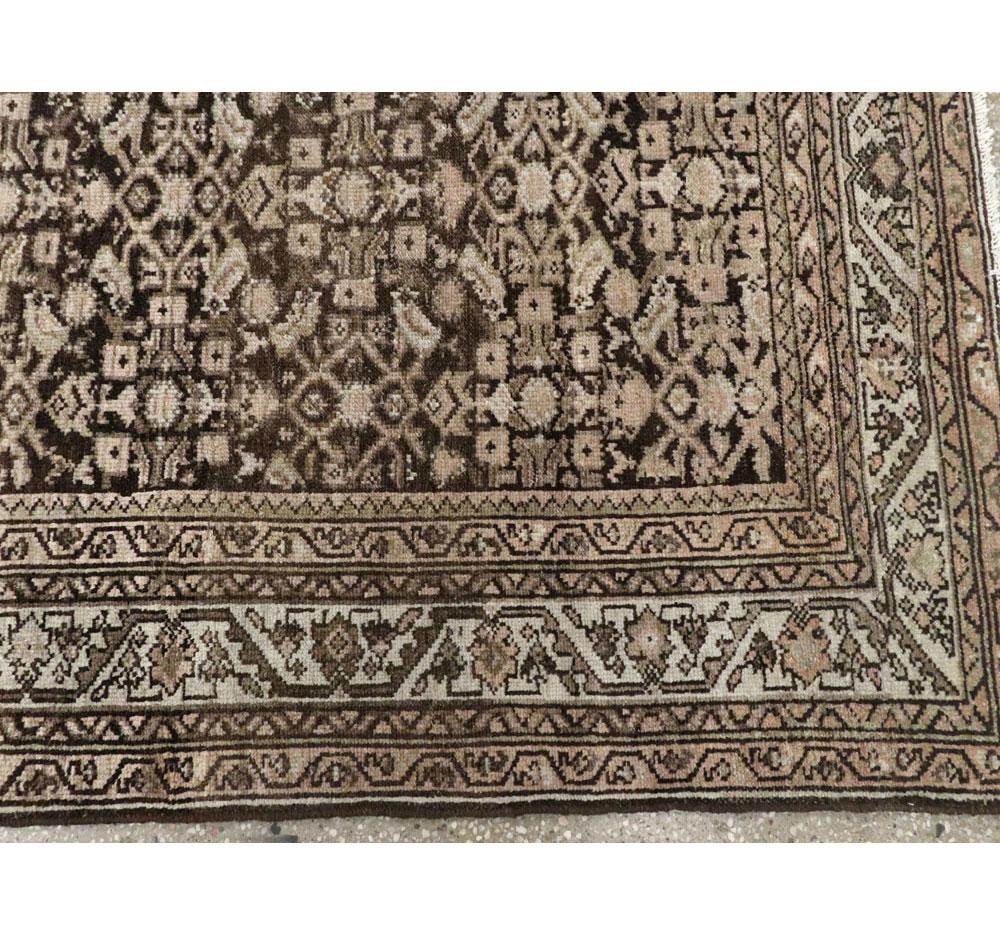 Early 20th Century Handmade Persian Malayer Gallery Rug 2