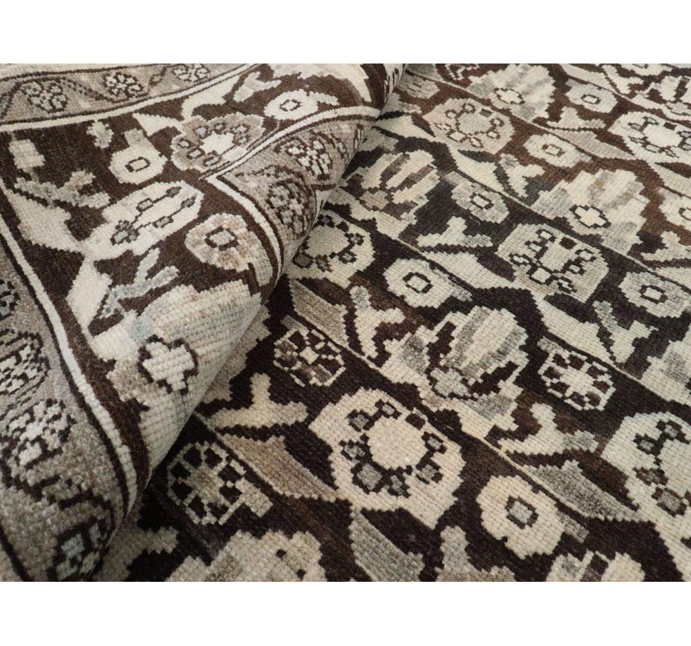 Tapis persan Malayer Gallery du début du 20e siècle fait à la main en vente 1