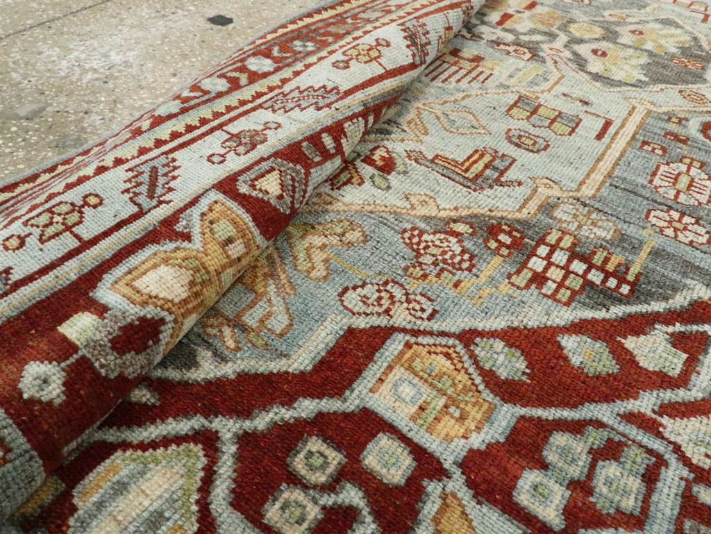 Early 20th Century Handmade Persian Malayer Long Runner For Sale 4