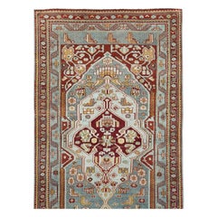 Alfombra larga persa Malayer de principios del siglo XX hecha a mano