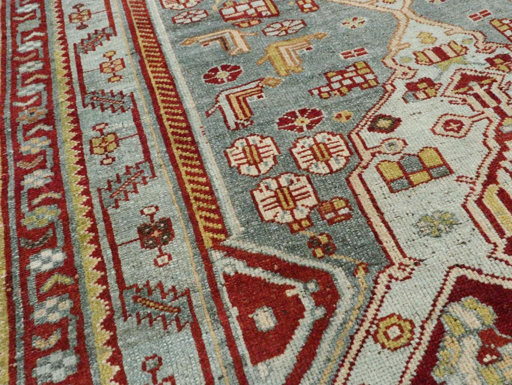 Early 20th Century Handmade Persian Malayer Long Runner In Excellent Condition For Sale In New York, NY