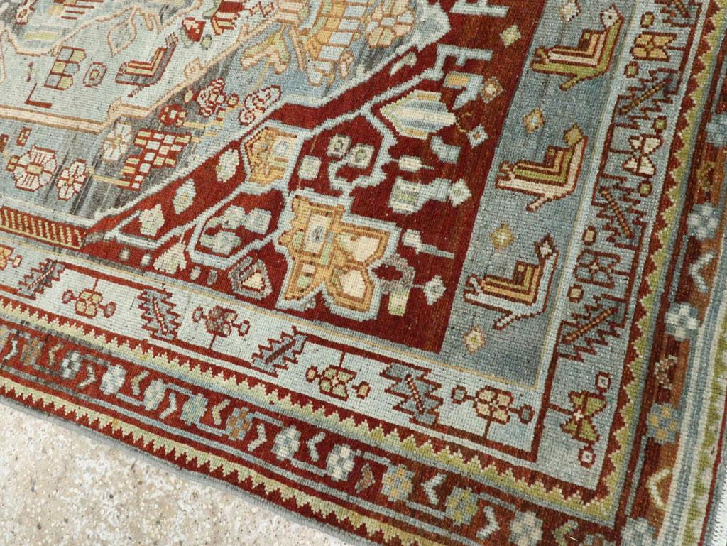 Early 20th Century Handmade Persian Malayer Long Runner For Sale 3