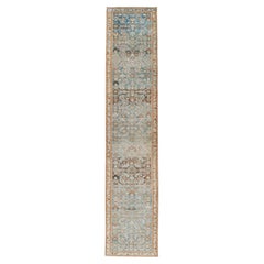 Early 20th Century Handmade Persian Malayer Long Runner