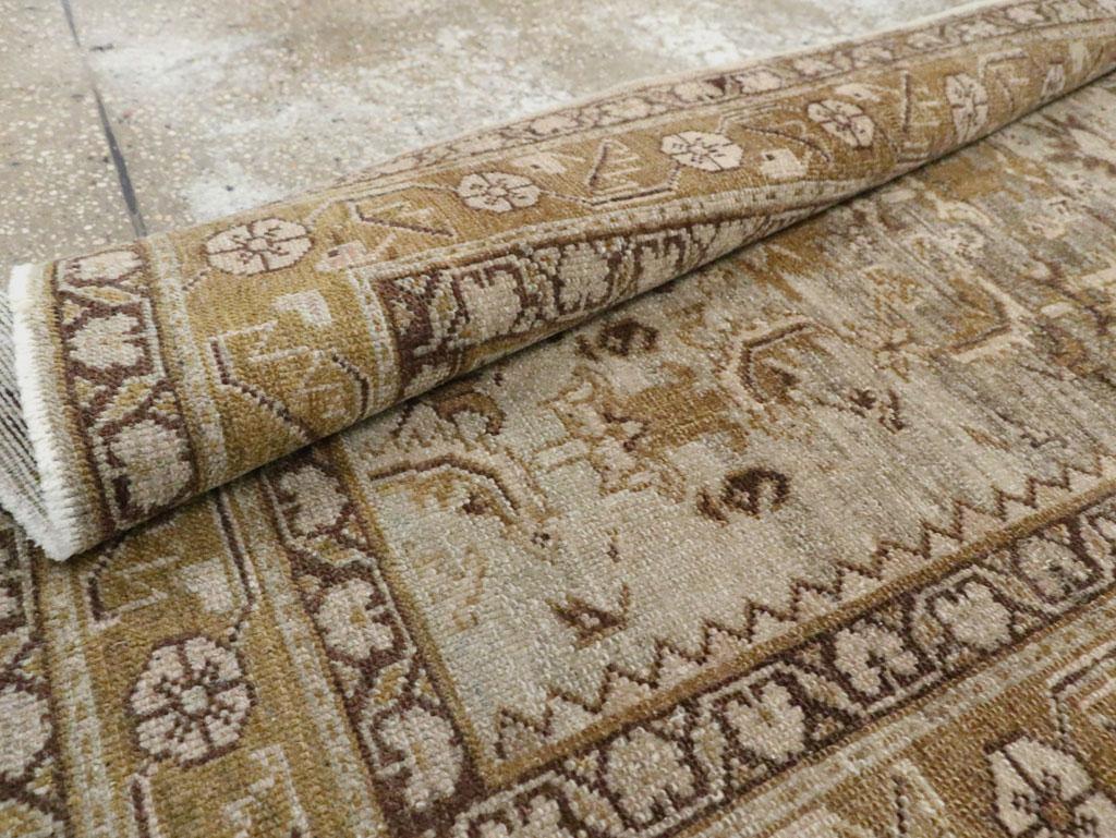 Early 20th Century Handmade Persian Malayer Runner For Sale 4