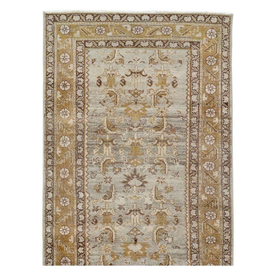 An antique Persian Malayer runner handmade during the early 20th century.

Measures: 3' 2