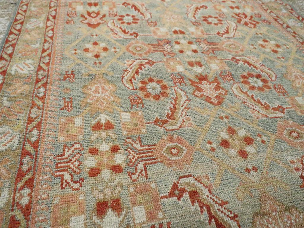 Early 20th Century Handmade Persian Malayer Runner In Excellent Condition In New York, NY