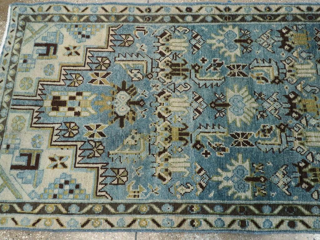 Early 20th Century Handmade Persian Malayer Runner For Sale 1
