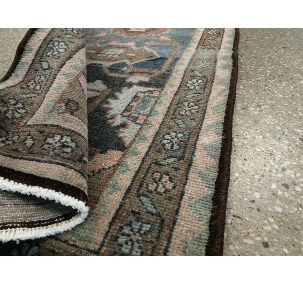 Early 20th Century Handmade Persian Malayer Runner For Sale 3