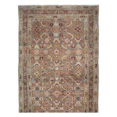 Early 20th Century Handmade Persian Malayer Small Runner