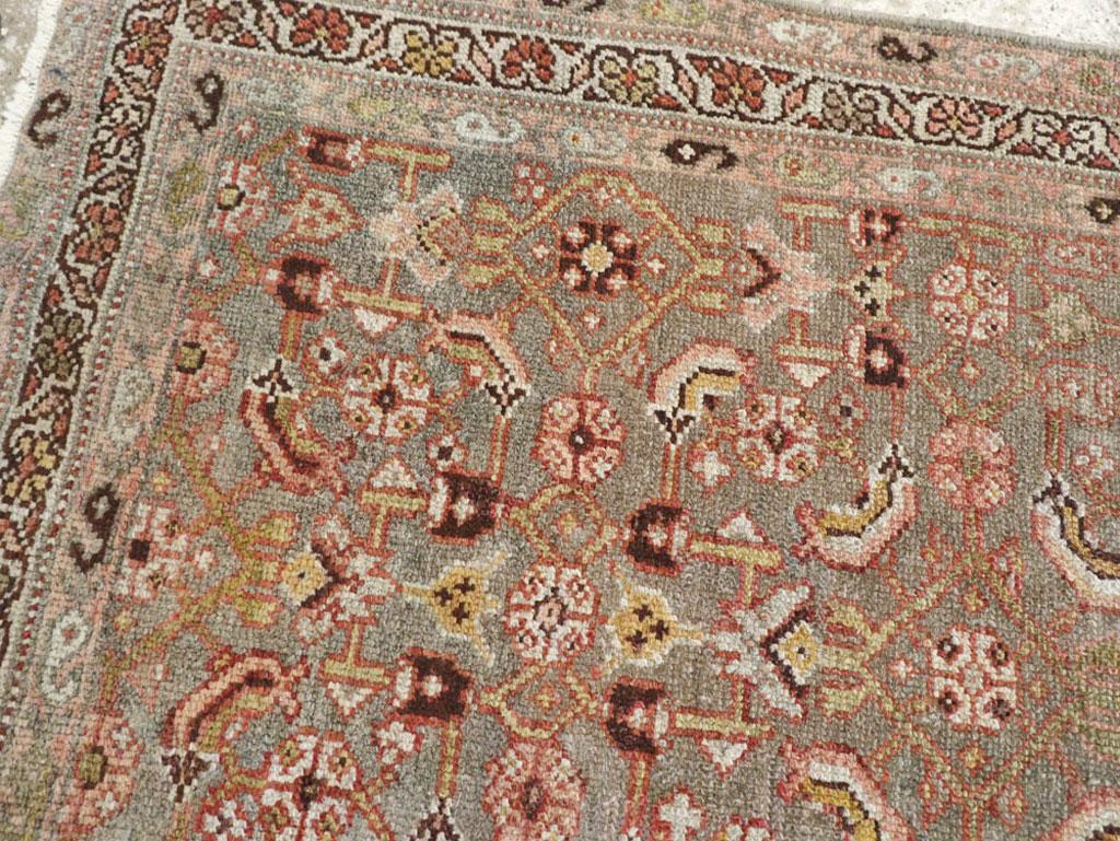 Early 20th Century Handmade Persian Malayer Small Runner 1