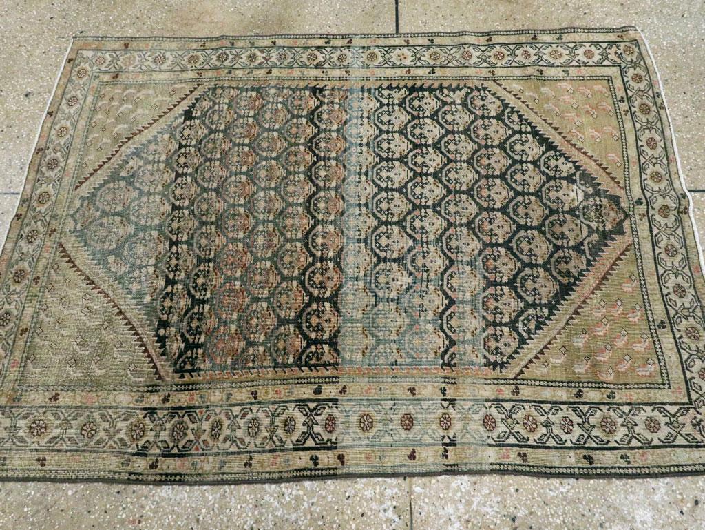 Alfombra Persa Malayer de principios del siglo XX hecha a mano en venta 1