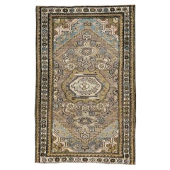 Alfombra Persa Malayer de principios del siglo XX hecha a mano