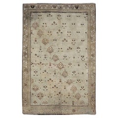 Early 20th Century Handmade Persian Malayer Throw Rug