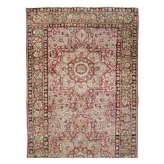 Early 20th Century Handmade Persian Mashad Runner