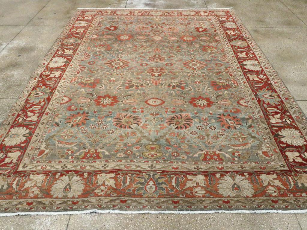 Annodato a mano Tappeto Sarouk persiano fatto a mano dei primi del Novecento per una stanza in vendita