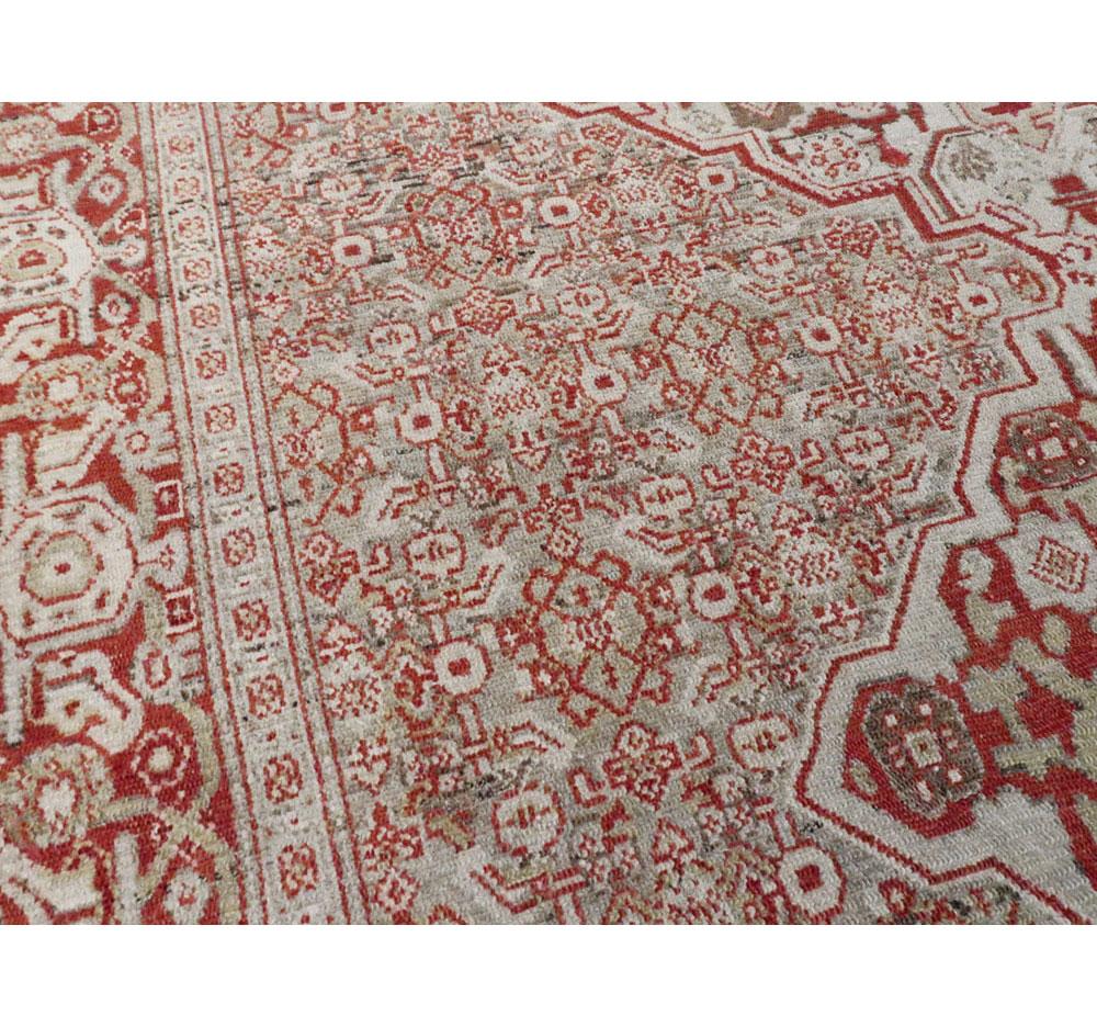 Perse Tapis d'appoint persan Senneh du début du 20e siècle fait à la main en vente