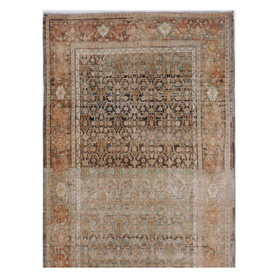 An antique Persian Senneh Malayer long runner handmade during the early 20th century.

Measures: 3' 8