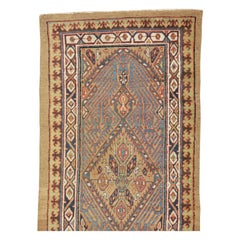 Early 20th Century Handmade Persian Serab Runner