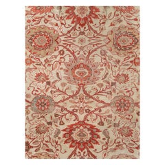 Early 20th Century Handmade Persian Sultanabad Large Carpet