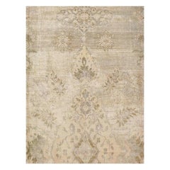 Early 20th Century Handmade Persian Sultanabad Room Size Carpet