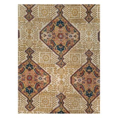 Tappeto Tabriz persiano fatto a mano dell'inizio del XX secolo per una stanza