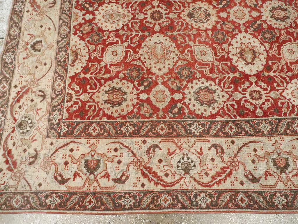 20ième siècle Tapis persan de Tabriz du début du XXe siècle, fait à la main, de taille normale en vente