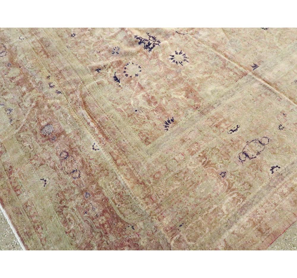 Handgefertigter türkischer Sivas-Teppich in Zimmergröße aus dem frühen 20. Jahrhundert im Angebot 2