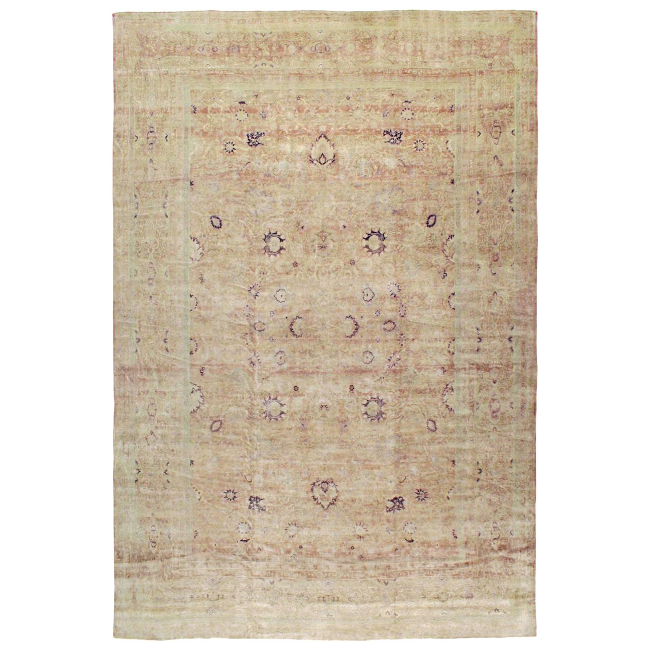 Handgefertigter türkischer Sivas-Teppich in Zimmergröße aus dem frühen 20. Jahrhundert im Angebot