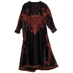 Antique Early 20th Century Handstitched Berber Kaftan