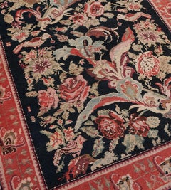 Early 20th Century Handwoven Antique Wool Karabagh Runner