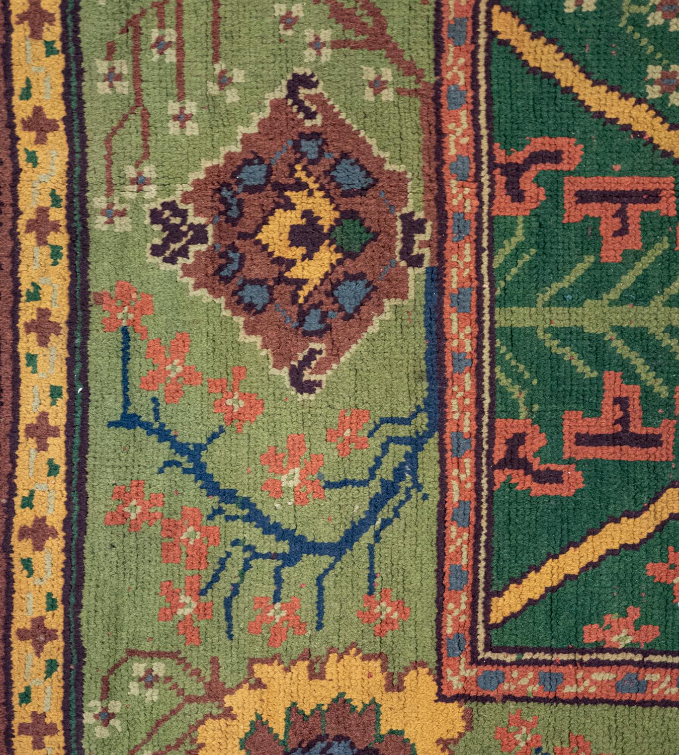 Handgewebter Donegal-Teppich aus dem frühen 20. Jahrhundert, handgewebt in Irland im Angebot 1