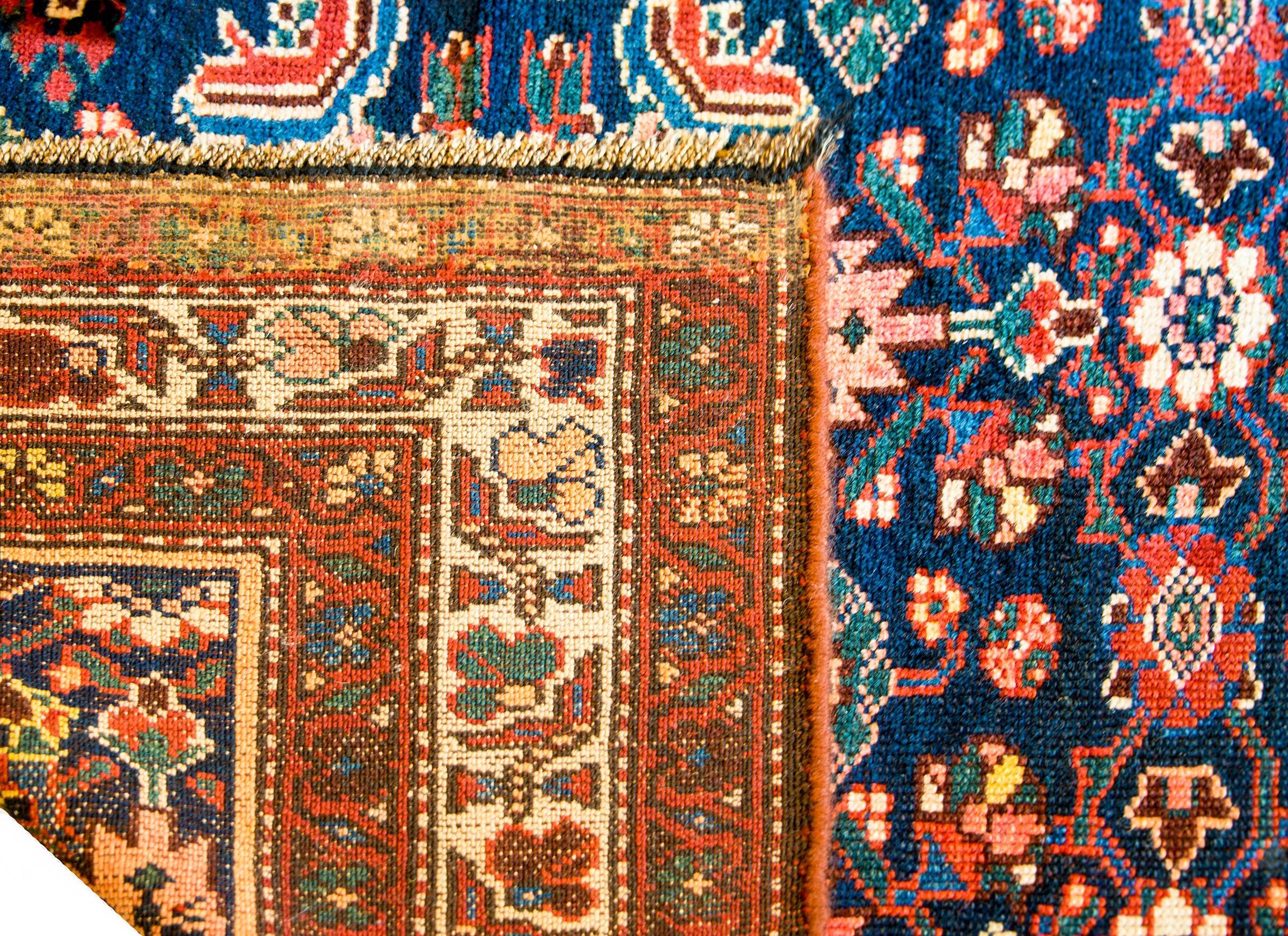 Herati Hamadan-Teppich aus dem frühen 20. Jahrhundert (Frühes 20. Jahrhundert) im Angebot