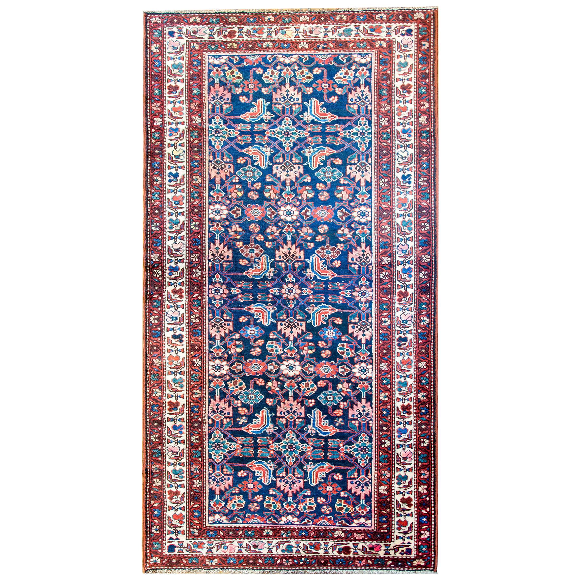 Early 20th Century Herati Hamadan Rug For Sale