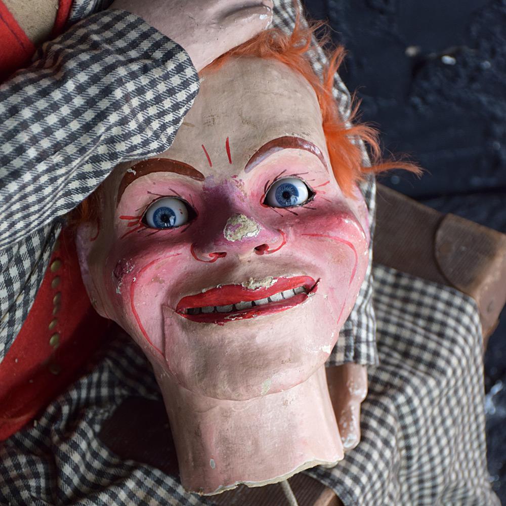 Early 20th Century Herbert Brighton Ventriloquist’s Dummy 1