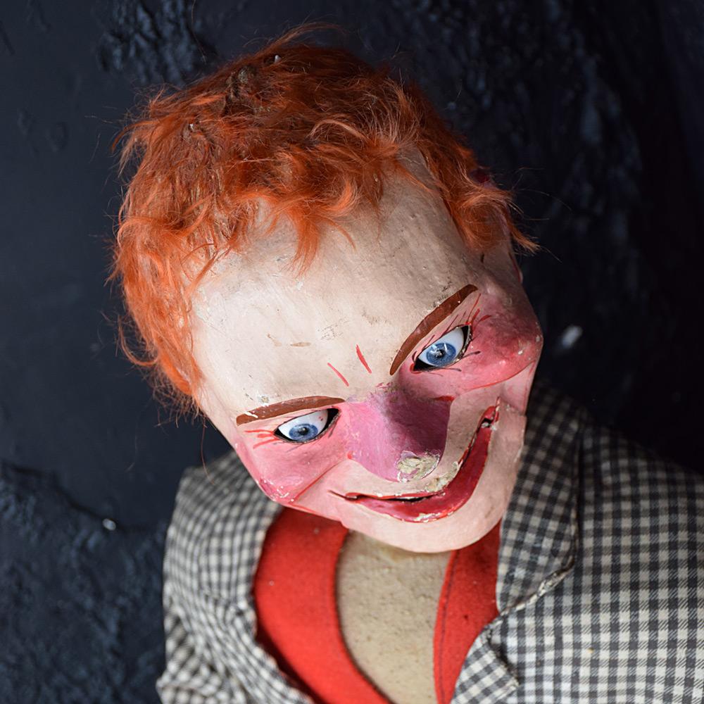 Early Victorian Early 20th Century Herbert Brighton Ventriloquist’s Dummy
