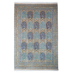 Début du 20ème siècle, tapis de soie Hereke, tapis de soie, tapis de soie antique