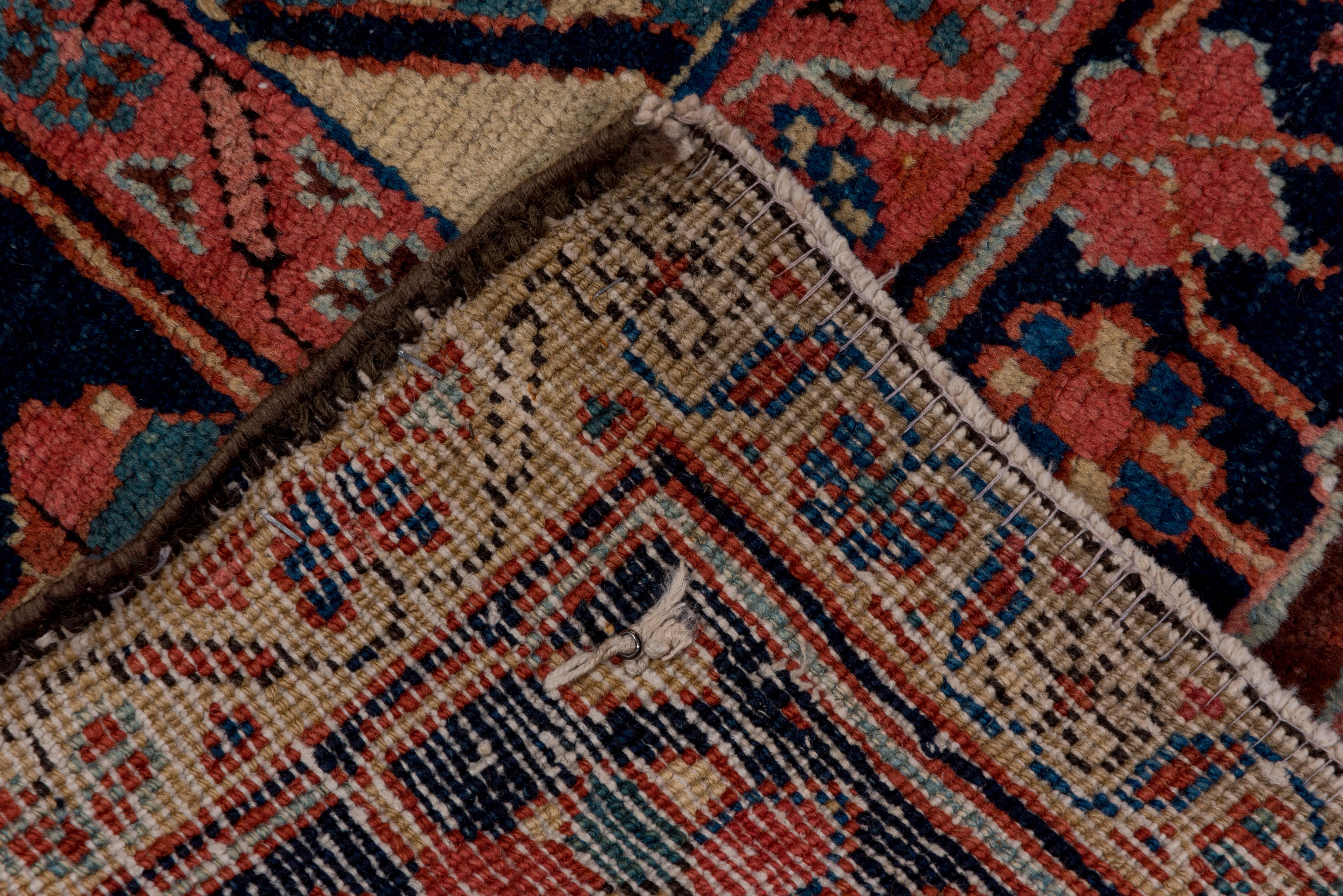 Hand-Knotted Early 20th Century Heriz Carpet For Sale